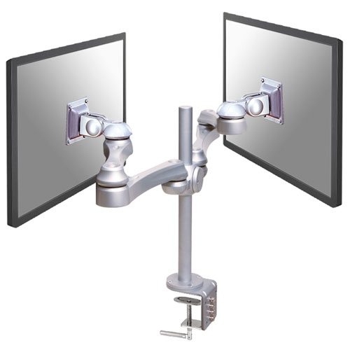 Newstar Neomount FPMA D930D Monitorarm Bureausteun 2 schermen 10 30 inch Zilver