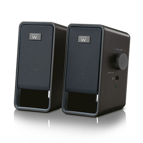Ewent EW3504 2.0 Speakersysteem 6W RMS Zwart