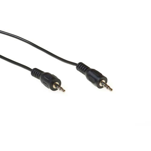 ACT AK2036 3,5mm Stereo Jack Aansluitkabel Male Male 2,5 meter