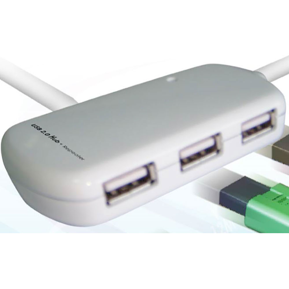 Intronics OEM CX1000 USB 2.0 HUB 4 Poorts met Repeater