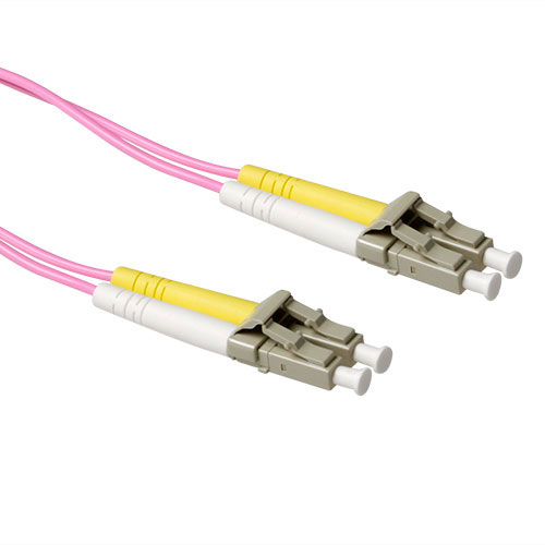 ACT RL9700 Glasvezel Patchkabel Duplex LSZH LC LC 50 125µm OM4 50 cm