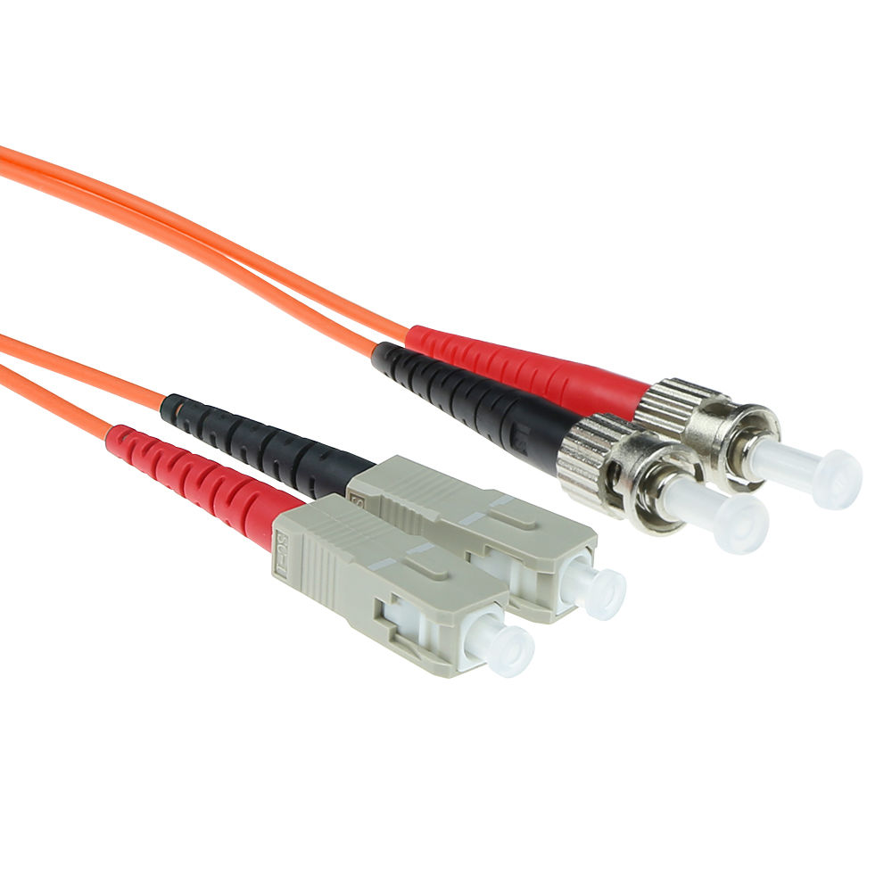 ACT RL2000 Glasvezel Patchkabel Duplex LSZH SC ST 62.5 125µm OM1 50 cm