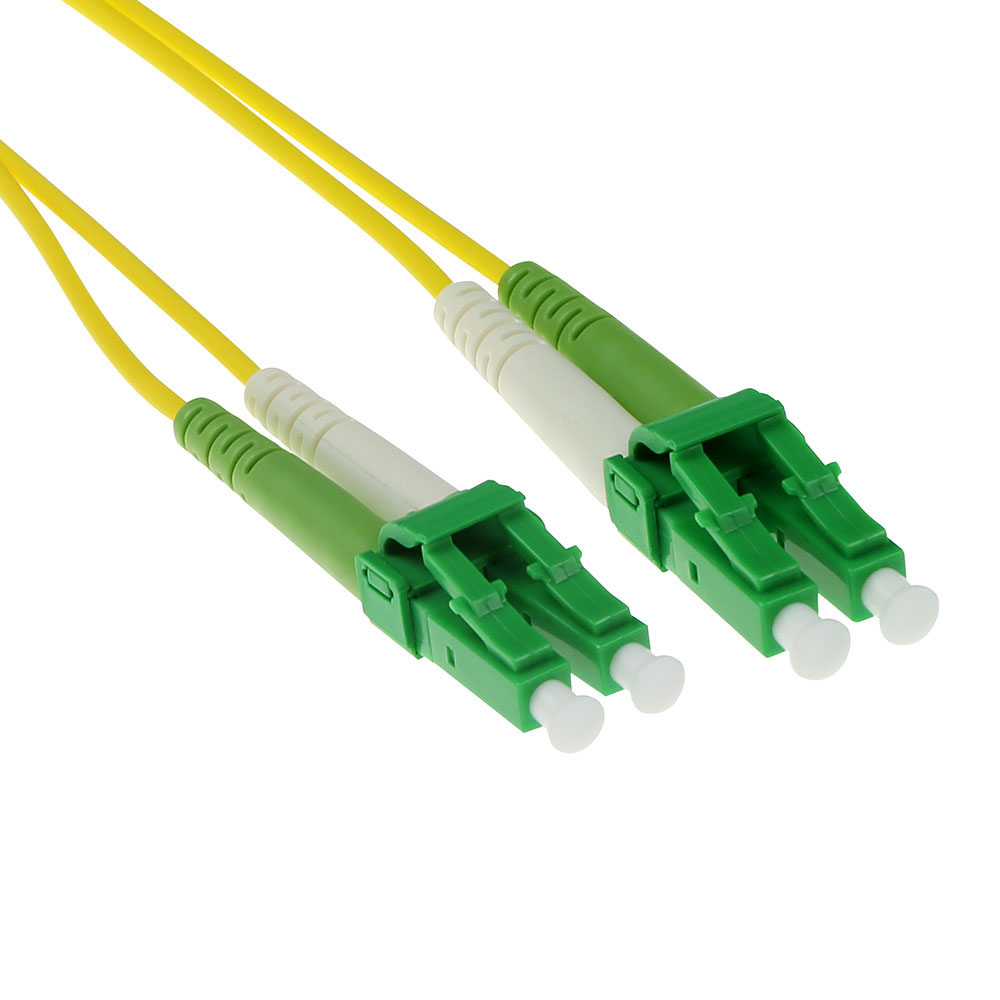 ACT RL2620 Glasvezel Patchkabel Duplex LSZH LC APC8 9 125µm OS2 20 meter