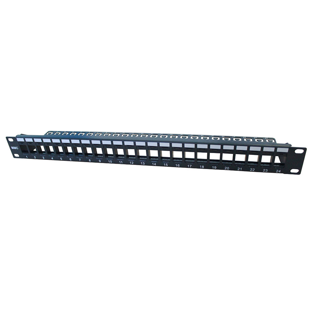 Multimedia Connect BCPAN1UL Patchpaneel Unshielded Unloaded 24 Poorts voor BC Keystones