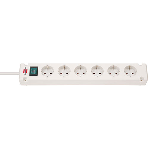 Brennenstuhl 1150650326 Binnen 6AC-uitgang(en) 1.5m Wit power uitbreiding