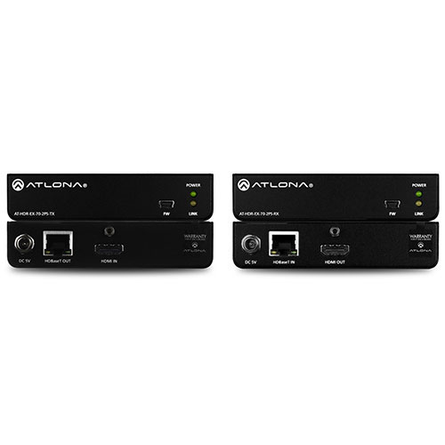 Atlona AT-HDR-EX-70-2PS 4K HDR HDMI over HBDaseT Extender Set