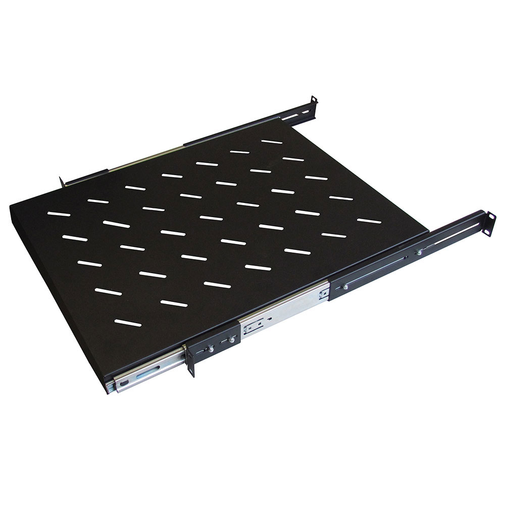 WP Rack WPN ASS 141080 B Legbord Uittrekbaar 1 HE Zwart 800mm Diep