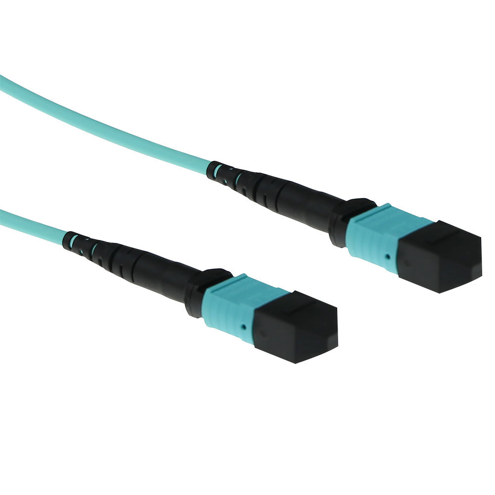 ACT RL7721 Glasvezel Patchkabel 50 125 OM3 MTP(MPO) Female MPO Female Polarity B 1 meter