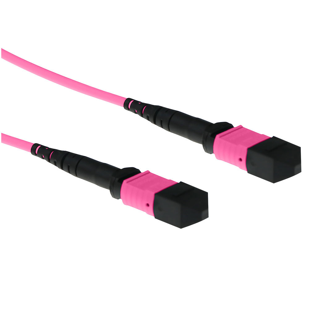ACT RL7743 Glasvezel Patchkabel 50 125 OM4 MTP(MPO) Female MPO Female Polarity A 3 meter