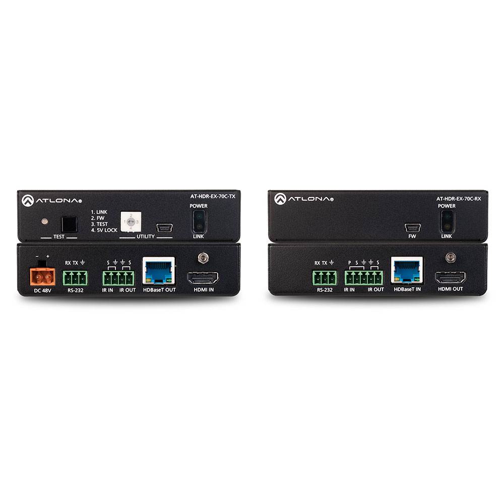 Atlona AT-HDR-EX-70C-KIT 4K HDR HDMI over HDBaseT TX/RX met Beheer en PoE