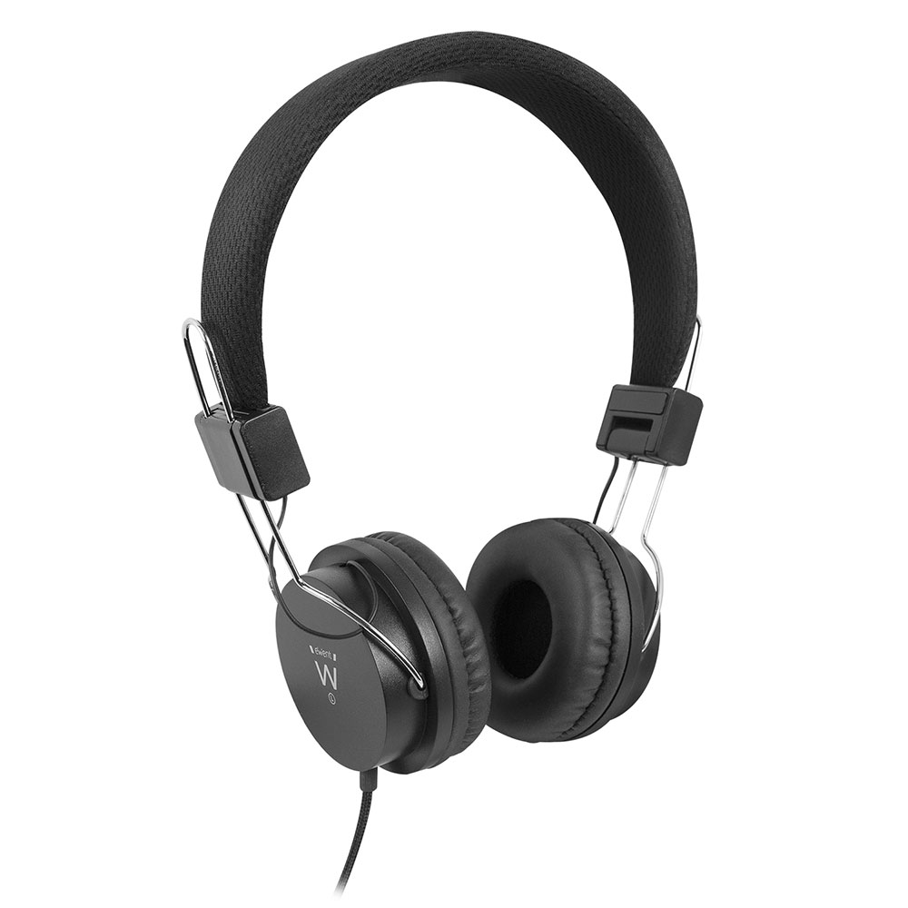 Ewent EW3573 Stereo Headset Hoofdtelefoon Lichtgewicht Zwart