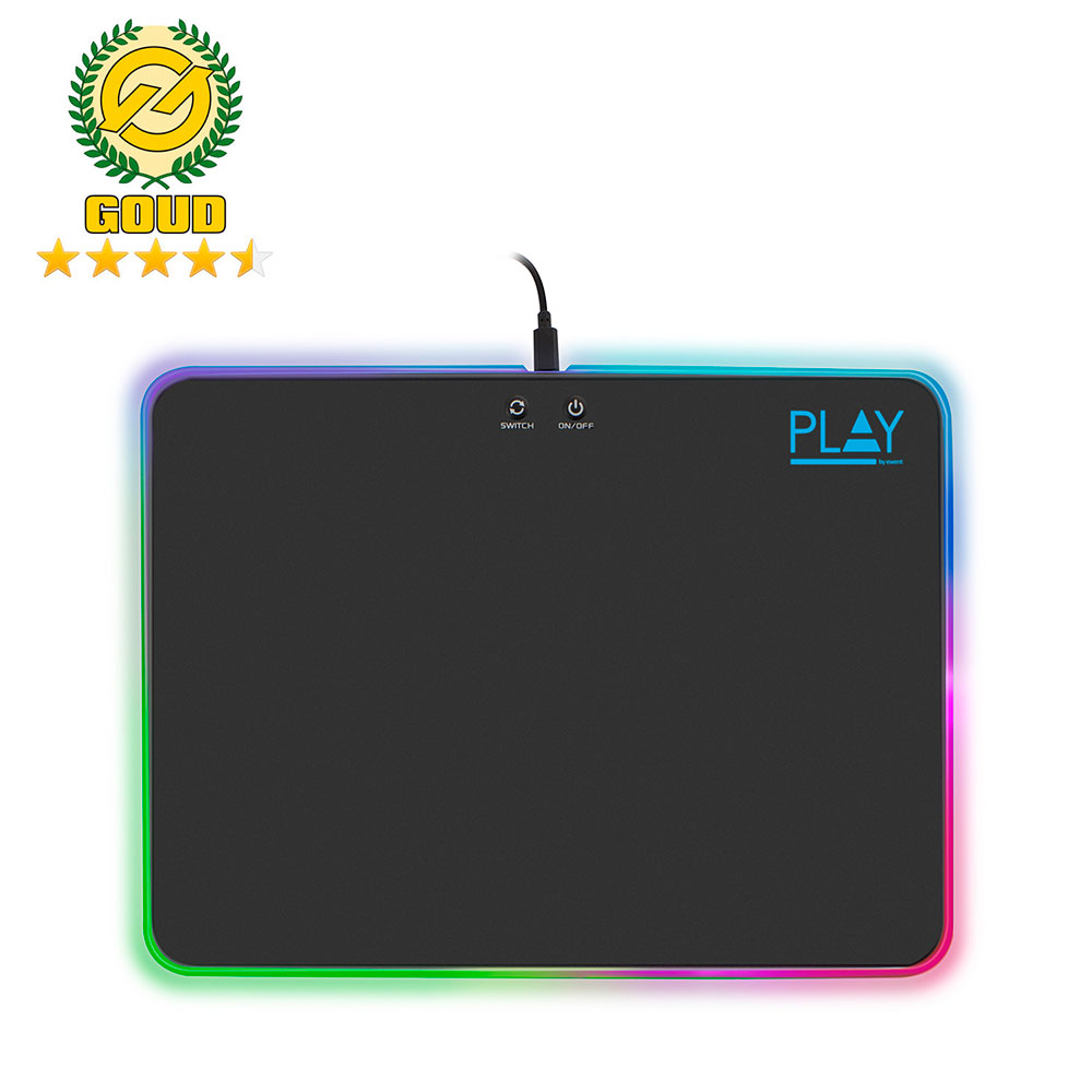 Ewent PL3341 Gaming Muismat met RGB Verlichting