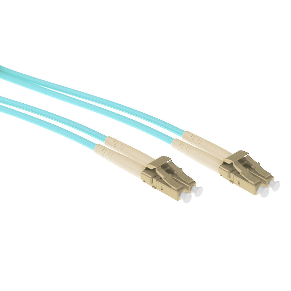 ACT RL3450 Glasvezel Patchkabel Duplex Armored LC LC 50 125µm OM3 50 meter