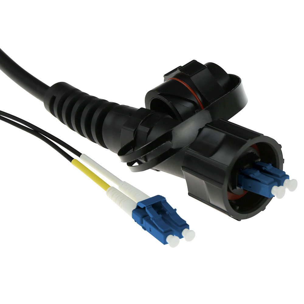 ACT RL7340 Glasvezel Patchkabel Duplex LC(IP67) LC 9 125µm OS2 40 meter