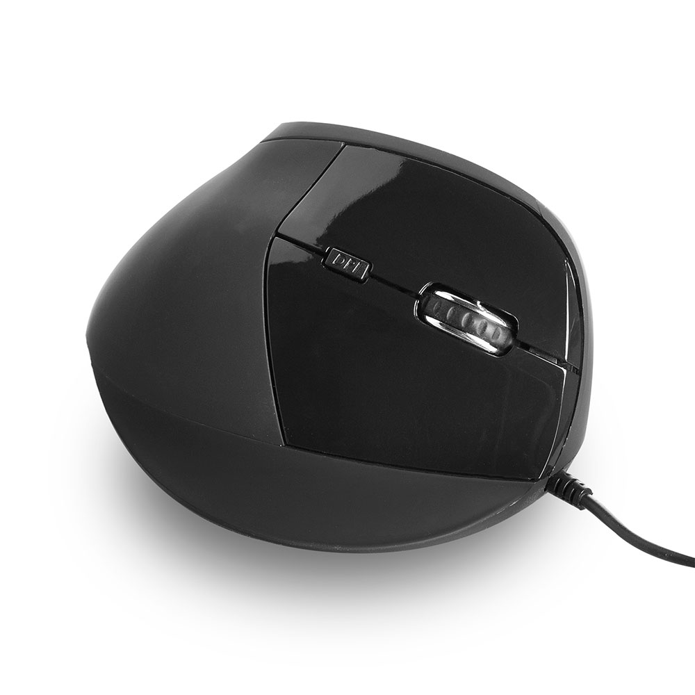 Ewent EW3157 Ergonomische Verticale Muis Bedraad 1800 DPI Zwart