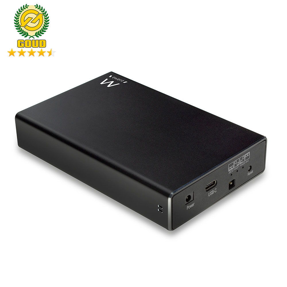 Ewent EW7077 2.5 inch Raid SATA Dual HDD SSD Behuizing USB C