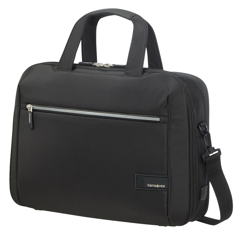 Samsonite 134547 1041 Litepoint Schoudertas 15.6 inch Zwart