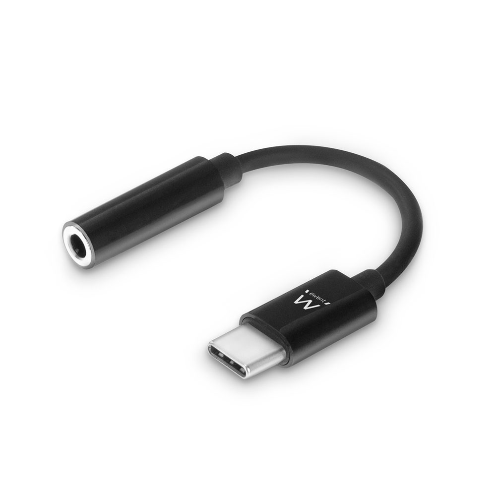 Ewent EW9655 USB C naar 3.5mm Jack Audio Adapter