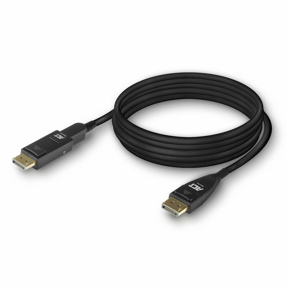 ACT AK4154 DisplayPort 1.4 AOC 8K Kabel met afneembare Connector 30 meter