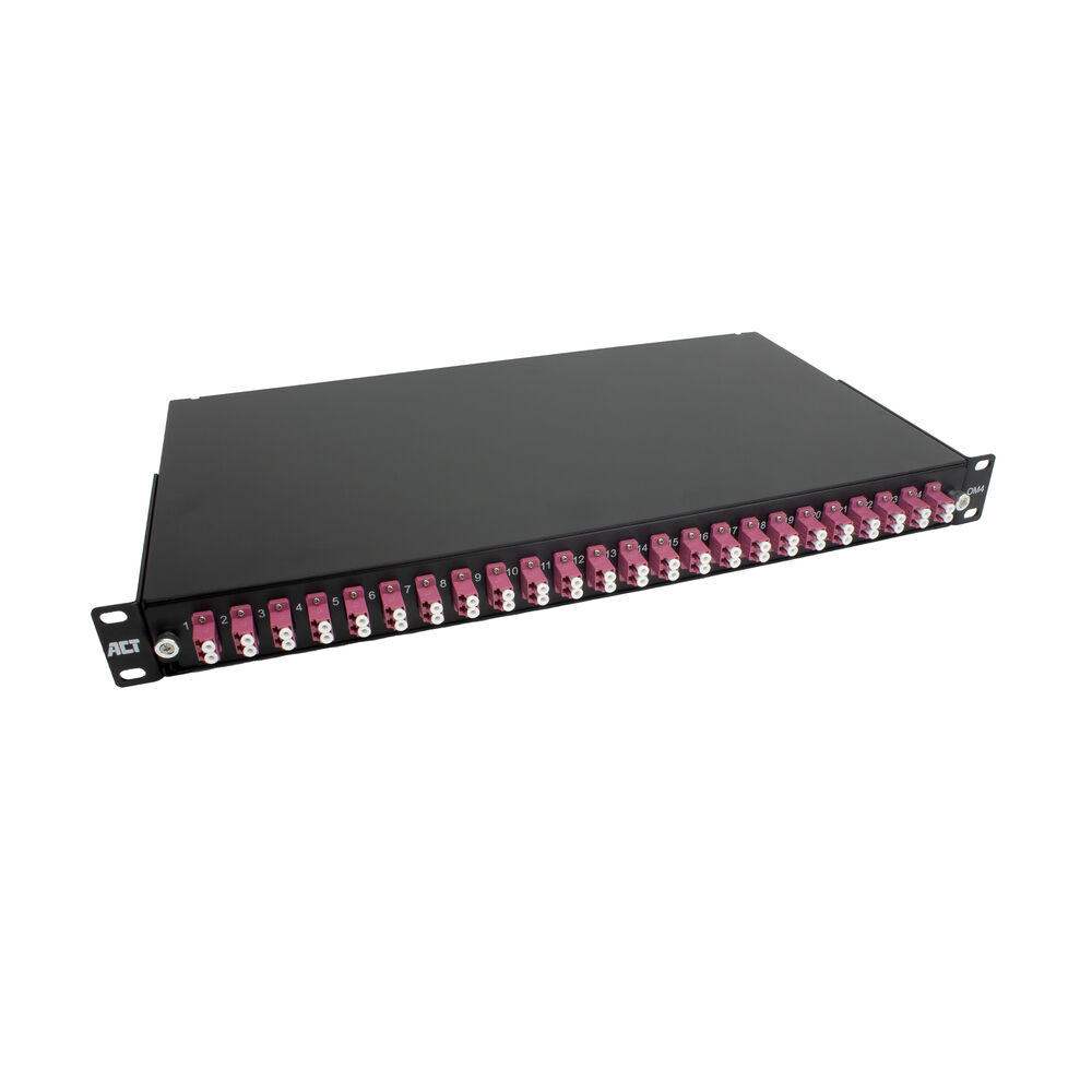 ACT FA2040 Fiber Panel 24x Duplex LC Multimode OM4