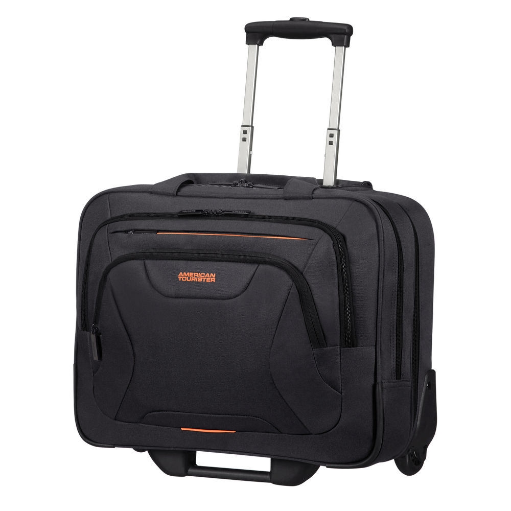 American Tourister Laptoptrolleys At Work - zwart