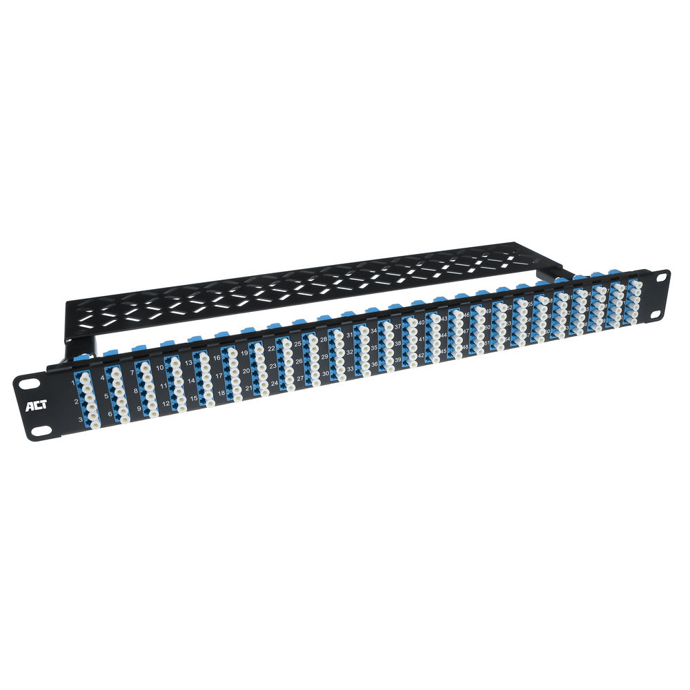 ACT FA2101 Fiber Panel High Density 96 Verbindingen 192 Fibers LC Singlemode OS2
