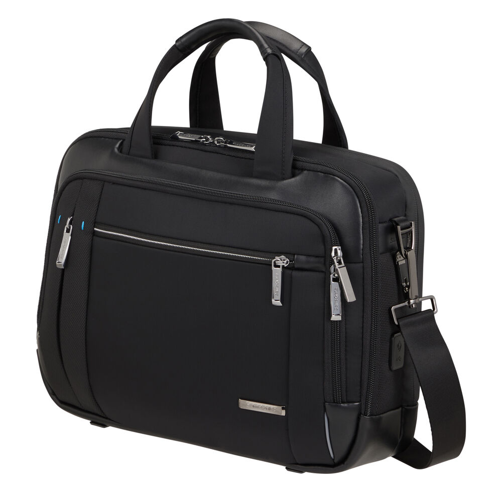 Samsonite 137262-1041 Spectrolite 3.0 Schoudertas 14.1 inch | USB-Poort | Eco Friendly | Zwart