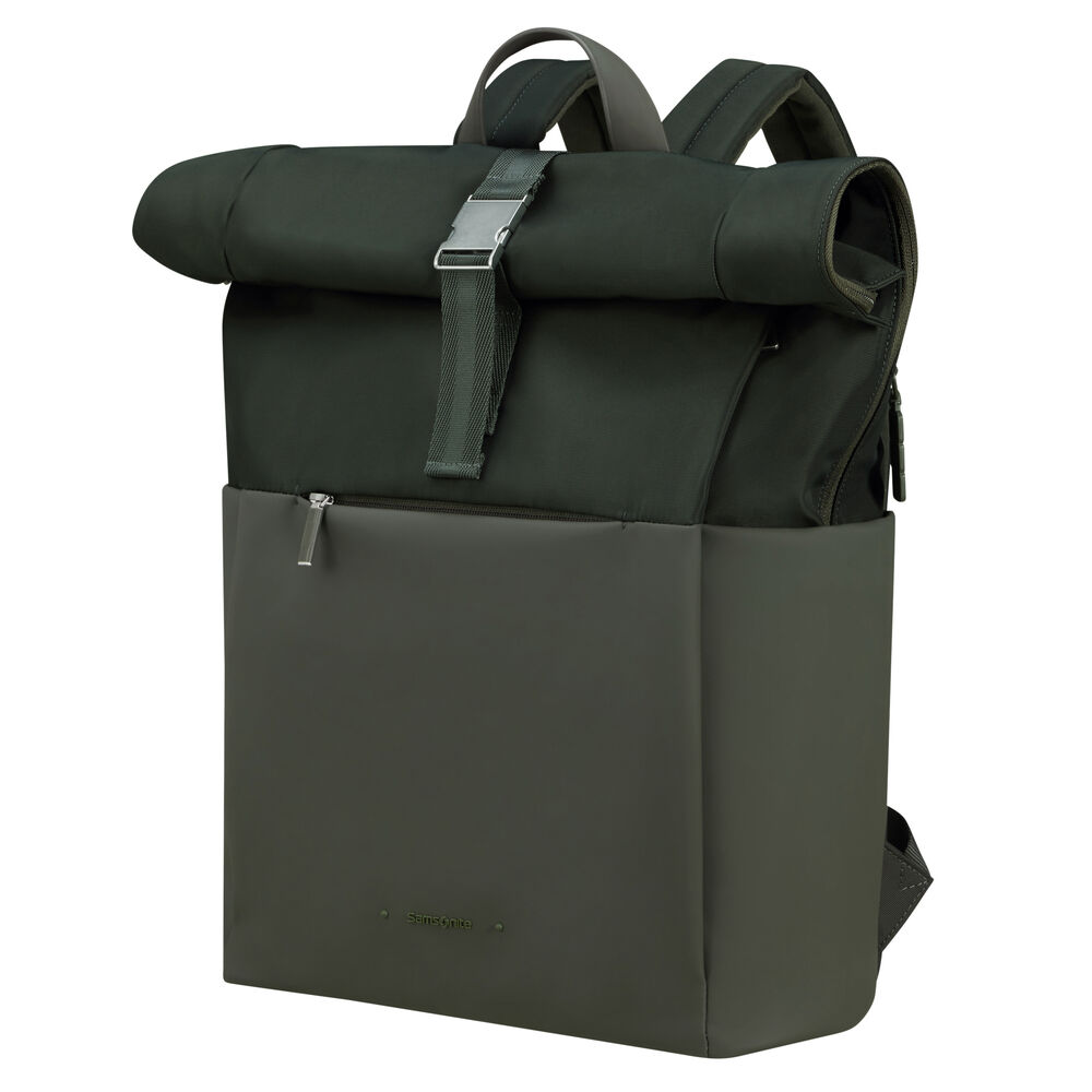 Samsonite 151627-1339 4Pack Rugzak Rolltop 15.6" | Damestas | Groen
