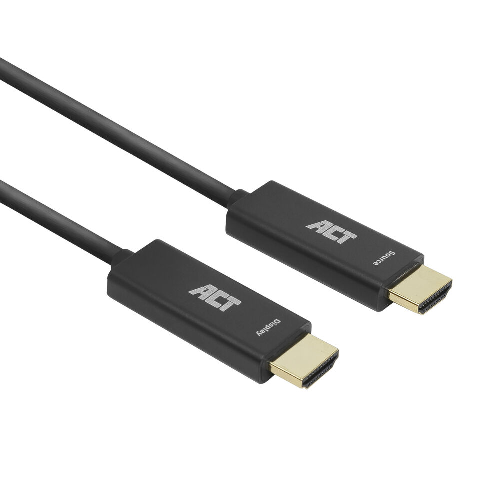 ACT AK3895 HDMI Premium High Speed 4K Active Optical Cable v2.0 LSZH | HDMI-A male - HDMI-A male | 60 meter