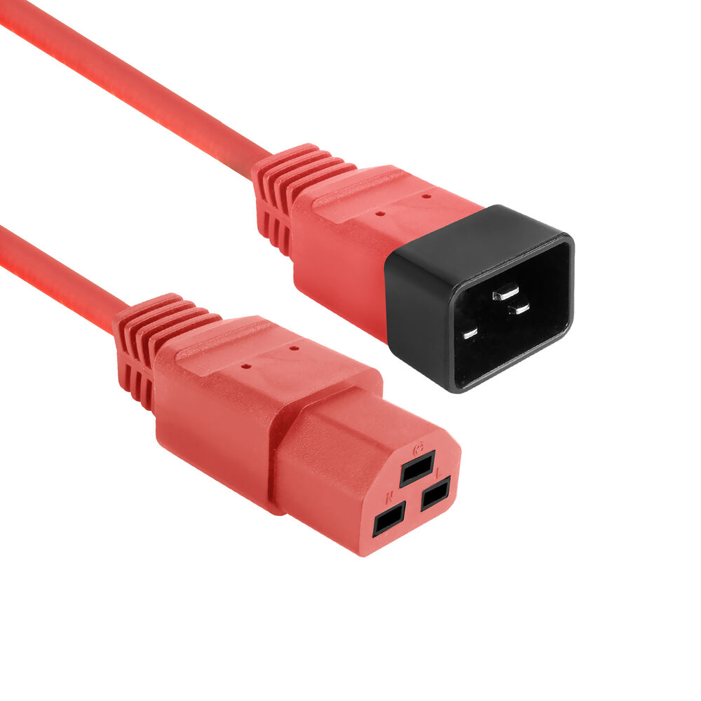 ACT AK5361 Netsnoer C20 - C21 IEC60320 | Rood | 1,5 meter