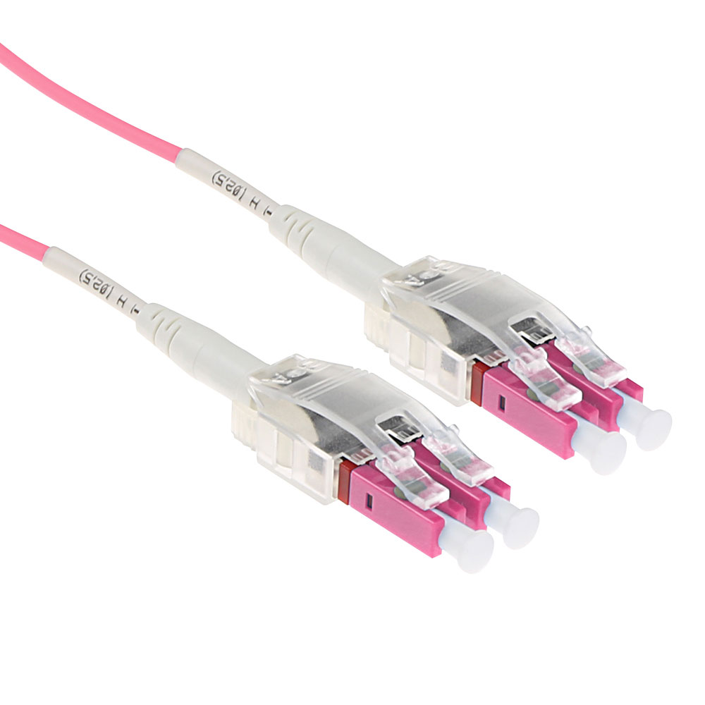 ACT RL8415 Multimode Glasvezelkabel 50 125 OM4 Polarity Twist Patchkabel LC LC 15 meter