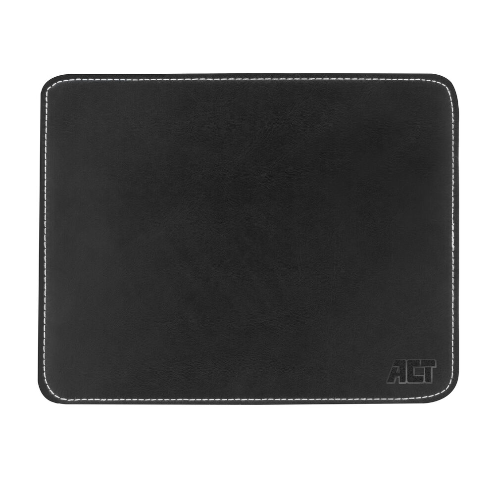 ACT AC8000 Muismat | Lederlook | Zwart