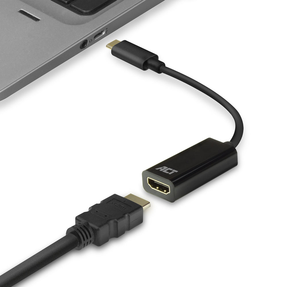 ACT AC7305 USB C naar HDMI Adapter 4K