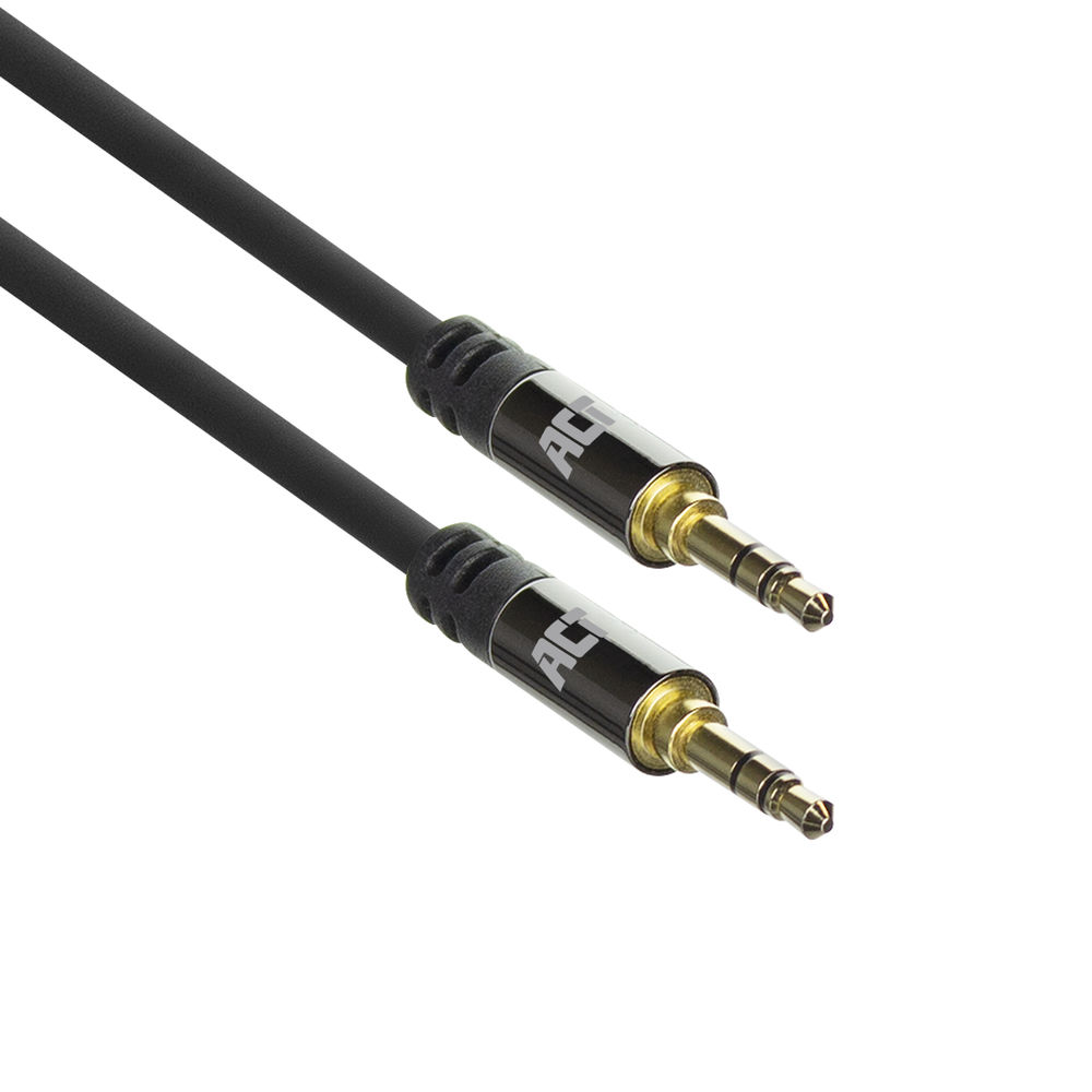 ACT AC3611 High Quality Audio Kabel 3,5mm Stereo Jack Male Male 3 meter