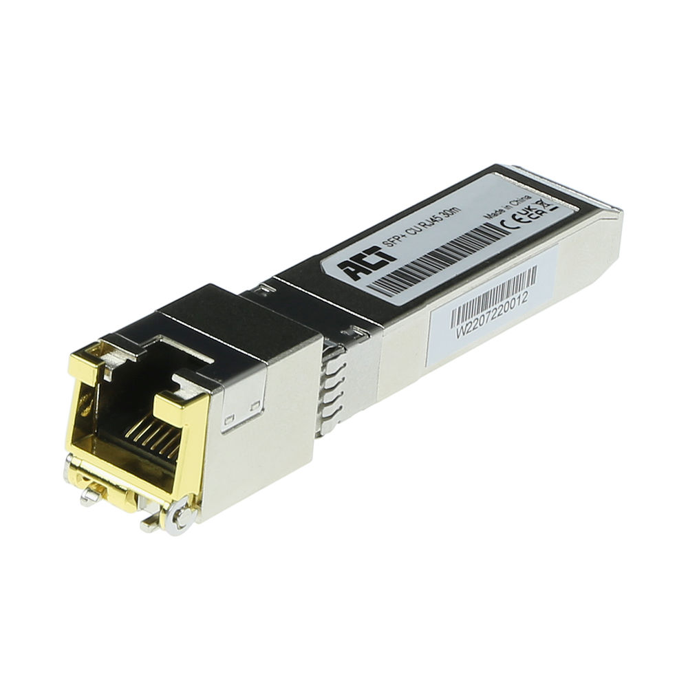 ACT TR0026 SFP+ 10Gbase koper RJ45 coded for HP Aruba (813874-B21)