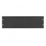 WP Rack WPN-ABP-3-B Blindpaneel Metaal 3U - Zwart