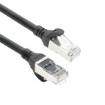 ACT TPE S/FTP CAT6A Ultra-Flex Patchkabel Snagless | RJ45 connectoren | Zwart