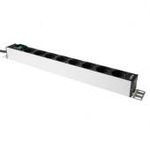 Plenty PLA416-8S PDU Stekkerdoos met Schakelaar 8-voudig Type F