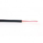 ACT TD604Z Modualaire Kabel 4 Aderig - Zwart -100 meter op rol
