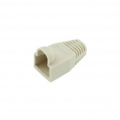ACT TT4520 RJ45 Tule | 6,5 mm Kabel | Grijs | 25 stuks