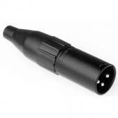 Amphenol AC3MMB XLR Connector | 3 Polig | Female | AC Serie | Zwart
