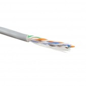 ACT ES100H CAT5E U/UTP PVC Kabel Massief Grijs - 100 meter