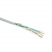 ACT ES305B CAT5E U/UTP PVC Kabel Massief Grijs - 305 meter