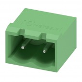Phoenix 1757242 2 polige MSTBA 2,5/2-G-5,08 PCB wire to board chassisdeel met 5,08 mm raster