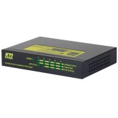 KTI Networks KSD-541 Fast Ethernet Switch | 4x 10/100 Mbps | 1x combo RJ-45/SFP |