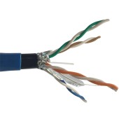 Molex CAA-00418 Cat 6A U/FTP Solid Grondkabel, Nylon/PE, CPR Euroclass Fca 0.56mm - 305 Meter