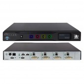Adder AVS-1124 AdderView Secure 4-port DVI-D HD/60 MultiViewer Switch 4 Poorts