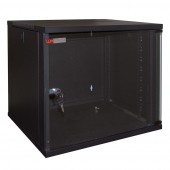 WP Rack WPN-RWA-06606-B Wandbehuizing - Glasdeur - 9 U  -540x445x600mm (BxHxD) - Zwart