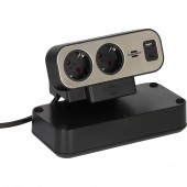 Brennenstuhl 1153580200 Estilo Duplex PDU | Bureau Stekkerdoos | 1x USB-C PD | 1x USB-A |10x Type F Stopcontacten