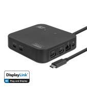 ACT AC7150 4K USB-C/USB-A Docking Station | 2x 4K Monitoren | DisplayLink | 96W PD Laden | 1x USB-C 10Gbps PD 20W | 4x USB-A 5Gbps | Lan | Audio | VESA voorbereid | 1 meter